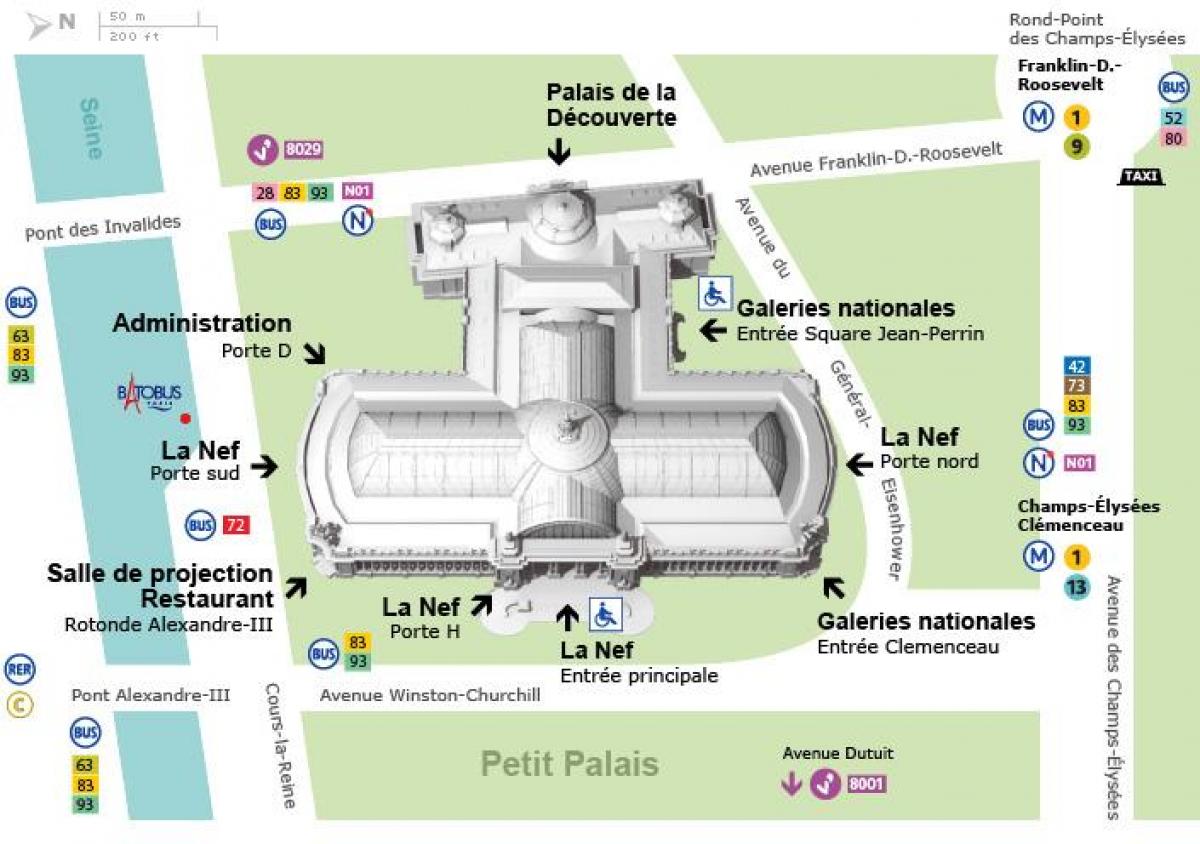 Mapę Grand Palais