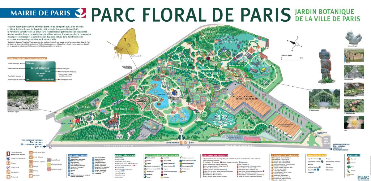 Mapa Paryż