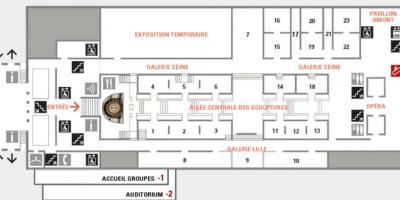 Mapa muzeum d ' Orsay