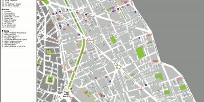 Mapa 11. dzielnicy Paryża
