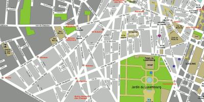 Mapa 6. dzielnicy Paryża