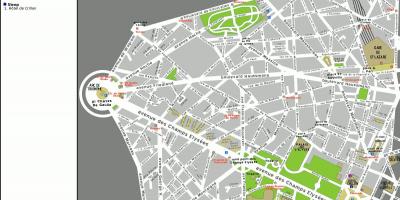 Mapa 8. dzielnicy Paryża
