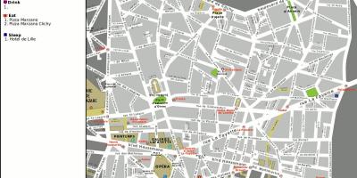 Mapa 9. dzielnicy Paryża