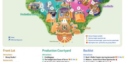 Mapa Disneya