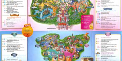 Mapa Disneylandu