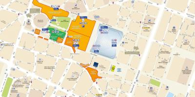 Mapa dzielnica Les Halles