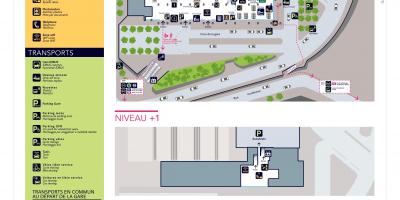 Mapa gare de paris-Bercy