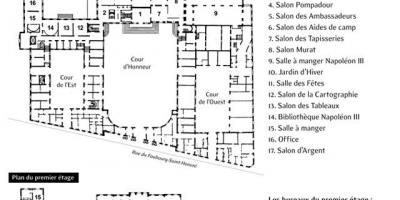 Mapa Pałac Elizejski